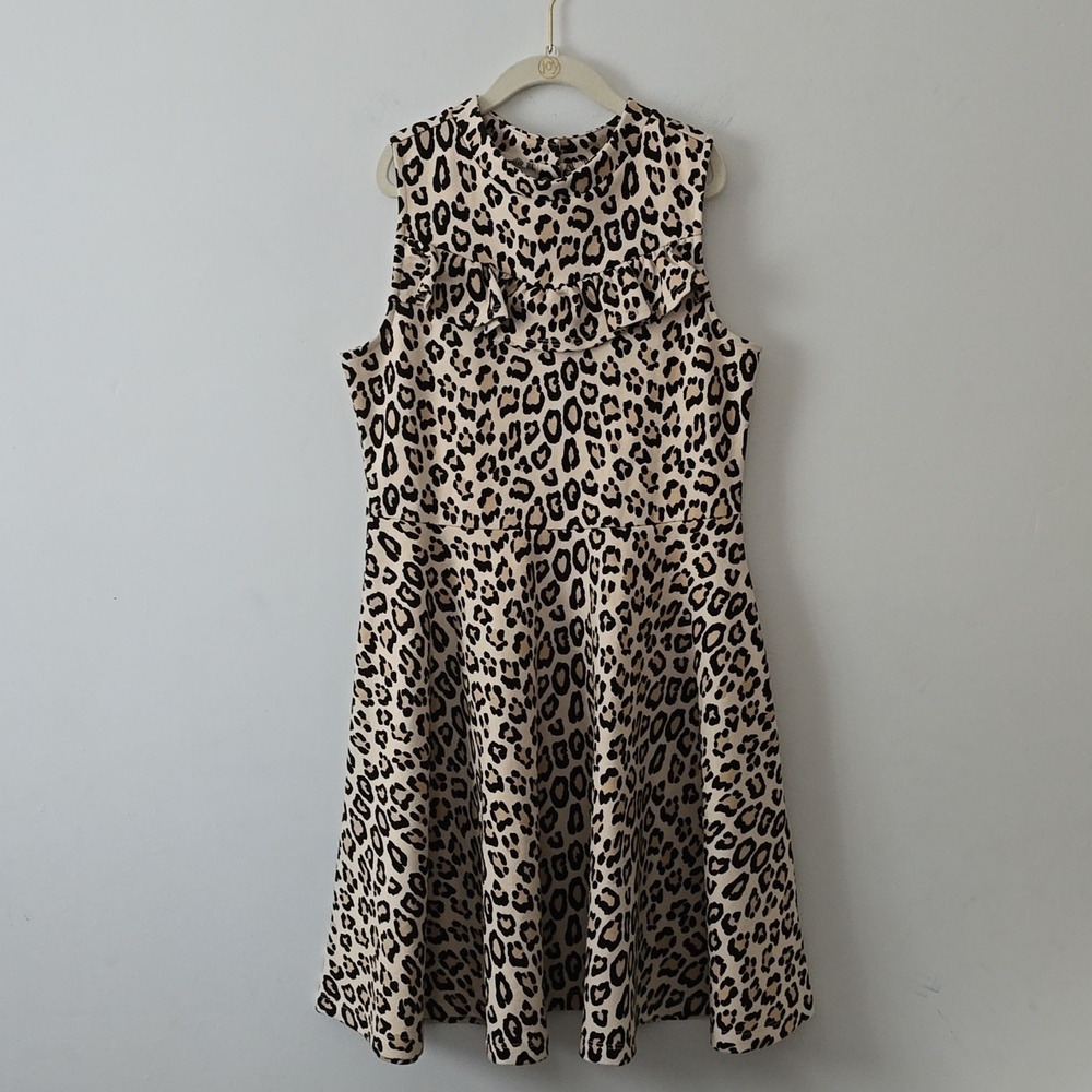 Janie and Jack Leopard Print Dress Size 12